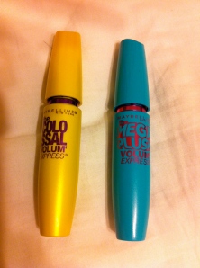 Maybelline Mascara. Sticking with the Colossal Volume Express (yellow tube). 
